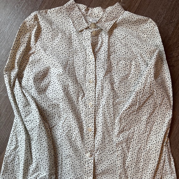 J. Crew Black & White Button-Down - Picture 1 of 2